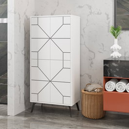 Hanah Home Armario multiusos Dune - Blanco